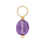 Purple Amethyst Charm